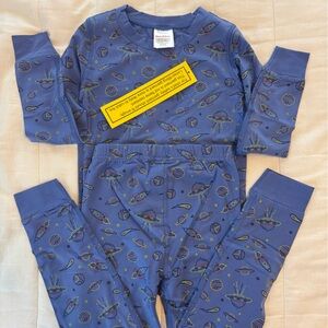 Blue Space-Themed Kids Pajamas Hanna Andersson